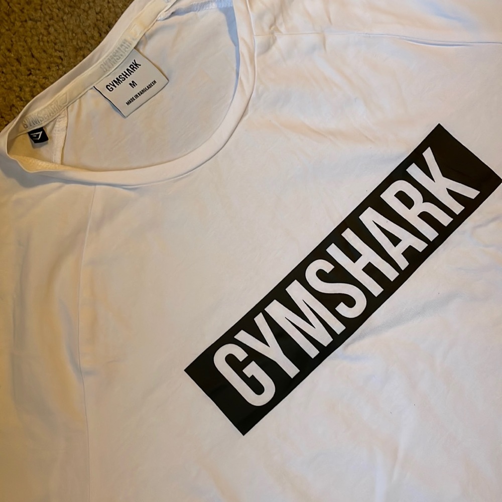 Gymshark Men’s Workout Top | Short-sleeve | White